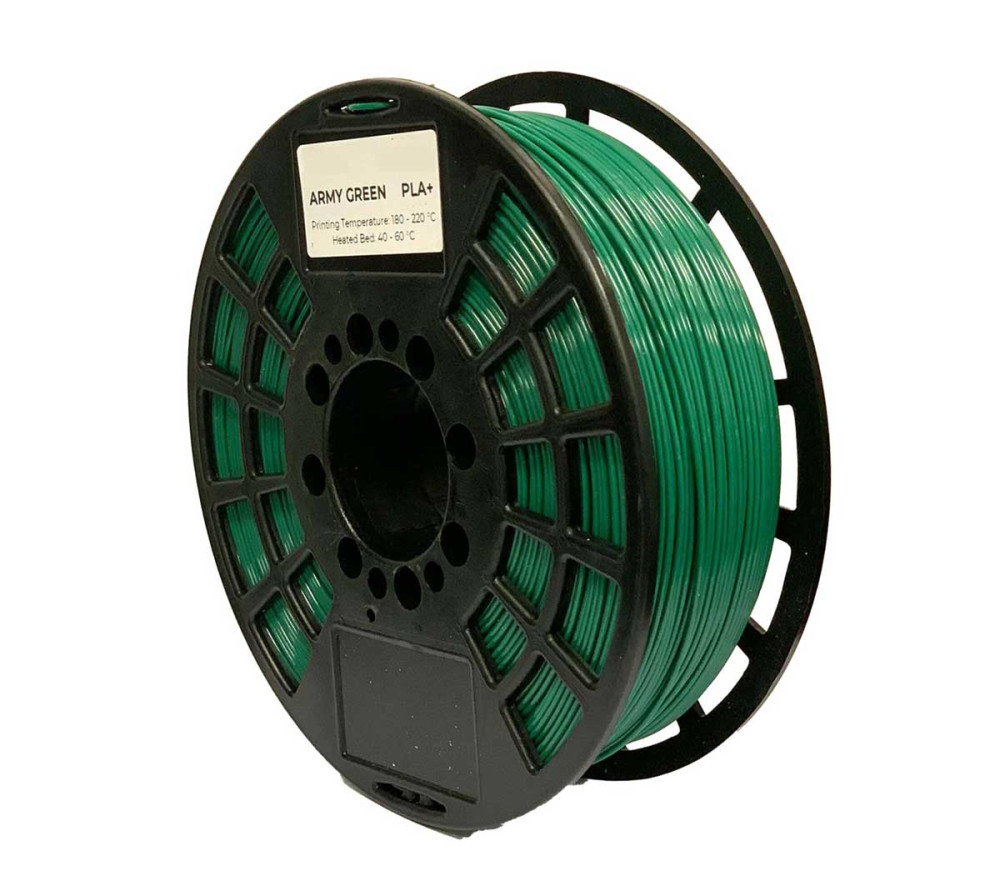 PLA+ 3D DRUCK FILAMENT - 1.75 mm - 1 kg - ARMY GREEN