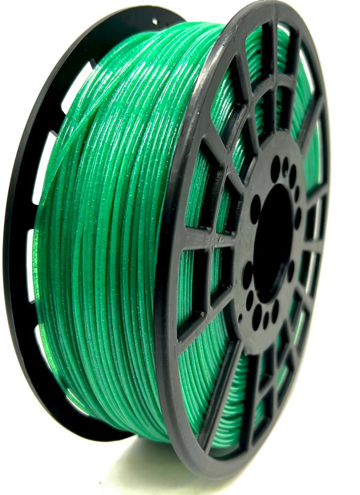 PLA+ 3D DRUCK FILAMENT - 1.75 mm - 1PLA+ 3D DRUCK FILAMENT - BRIGHT GREEN (GLITTER)