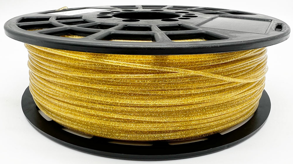 PLA+ 3D DRUCK FILAMENT GOLD GLITTER