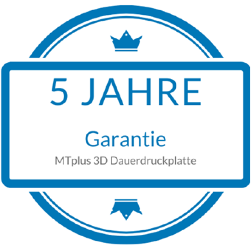 MTplus DAUERDRUCKPLATTE FÜR RAISE3D PRO3 SERIE 346x366mm