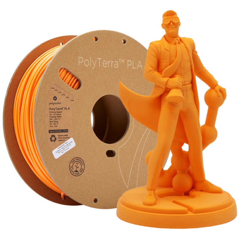 Polymaker PolyTerra PLA Sunrise Orange 1kg - 1,75mm