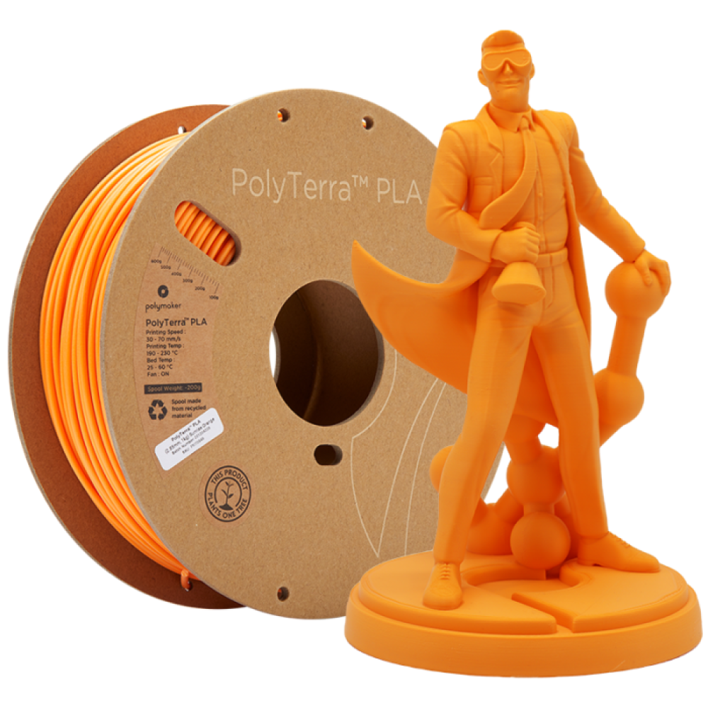 Polymaker PolyTerra PLA Sunrise Orange 1kg