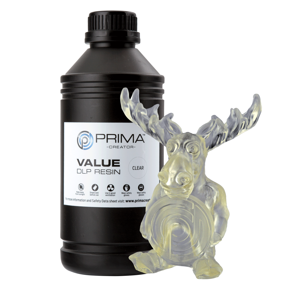 PrimaCreator Value UV / DLP Resin - 1000 ml - klar