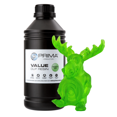 PrimaCreator Value UV / DLP Resin - 1000 ml - transparent grün