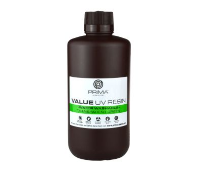 PrimaCreator Value Wasserabwaschbares UV-Harz - 500 ml - transparent grün