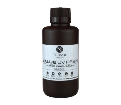PrimaCreator Value Wasserabwaschbares UV-Harz - 500ml - klar