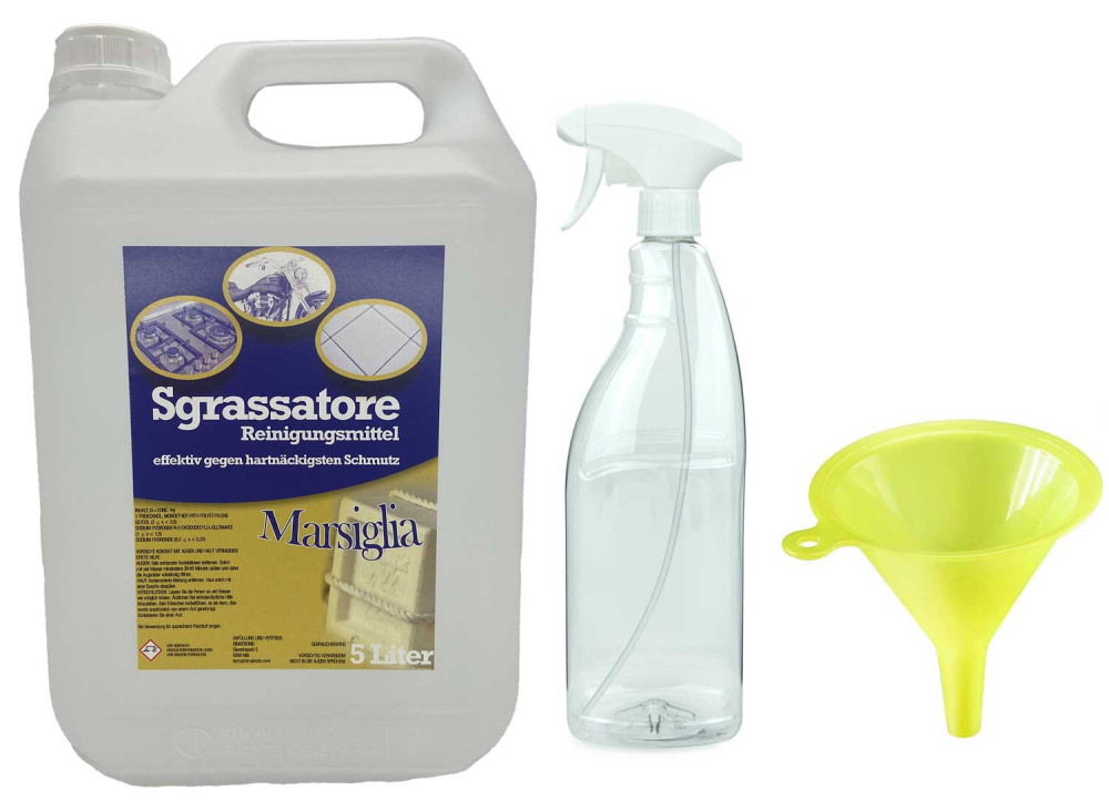 DEXAL "Brenner" Putzmittel weiss, Sgrassatore Spray 5 Liter Chante Clair