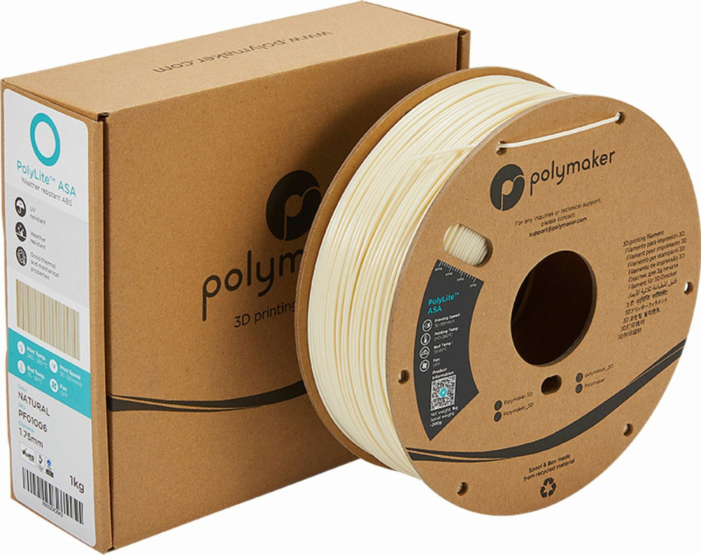 Polymaker PolyLite ASA Filament Natural - 1000g