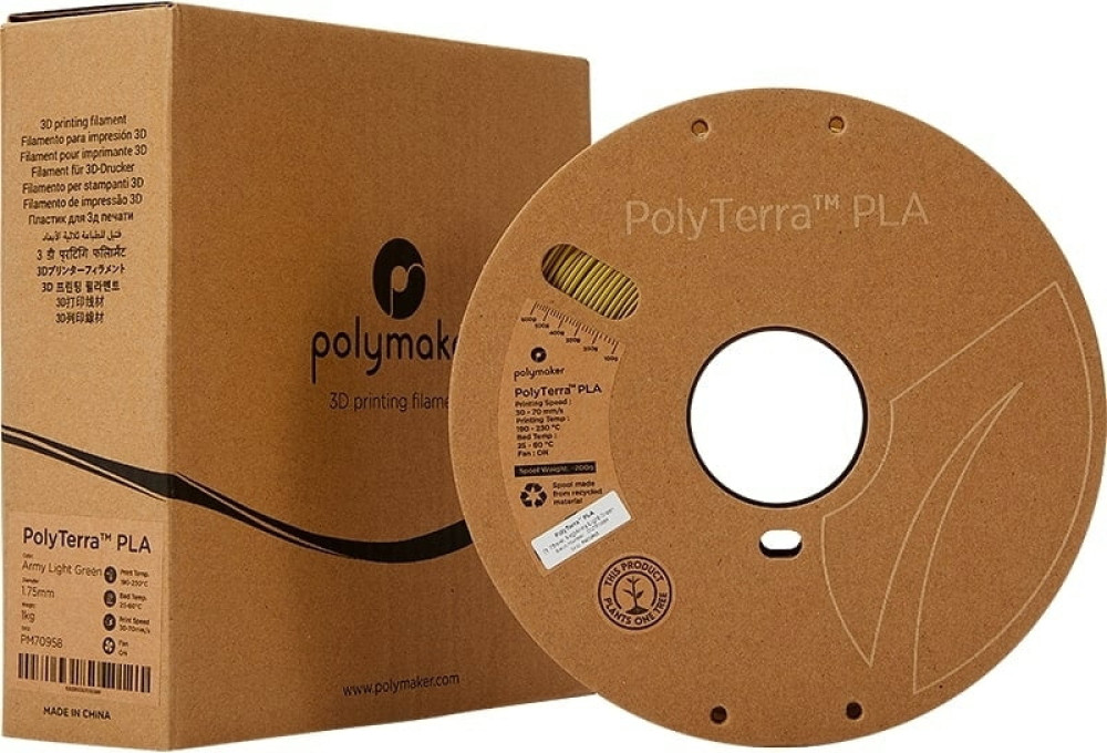 Polymaker PolyTerra PLA Light Green 1000g