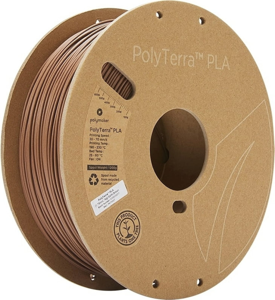 Polymaker PolyTerra PLA Earth Brown 1000g - 1,75mm