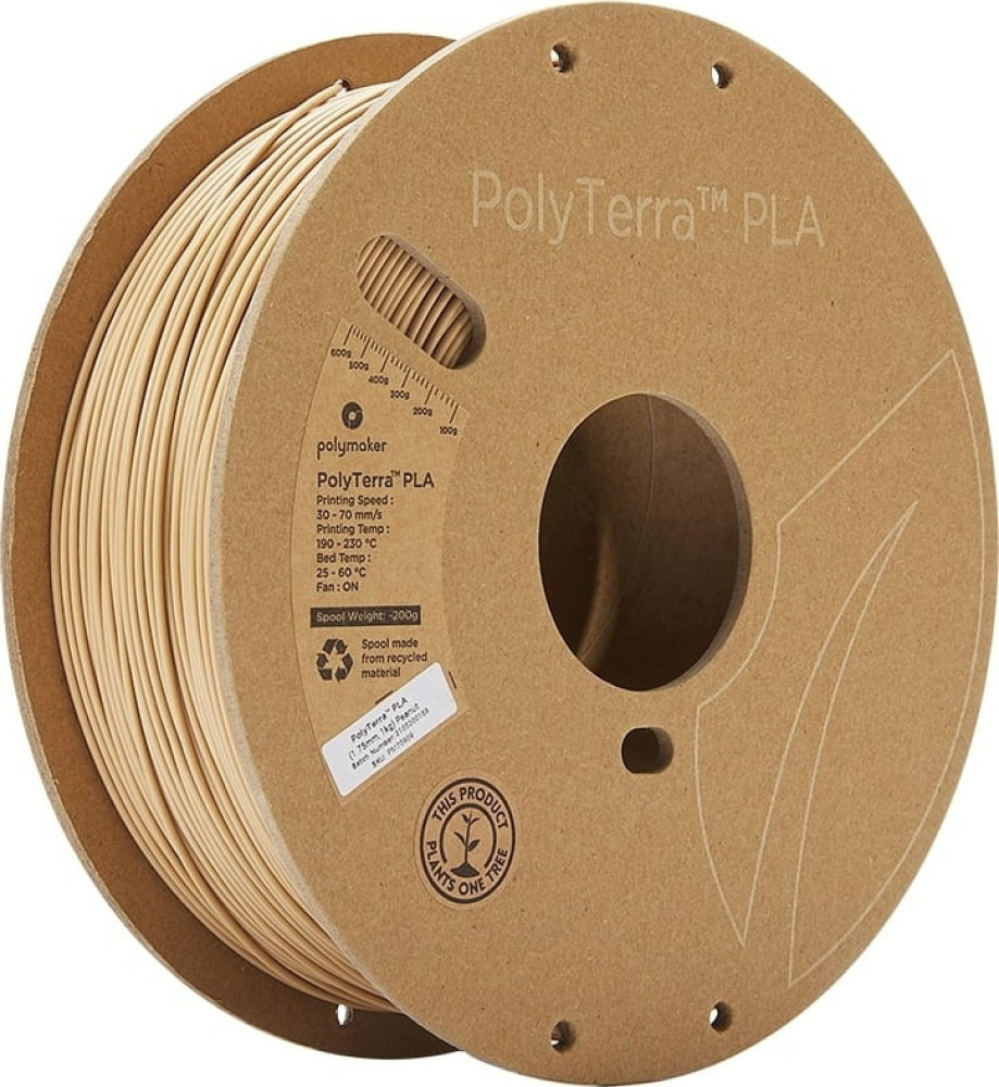 Polymaker PolyTerra PLA Peanut 1000g - 1,75mm
