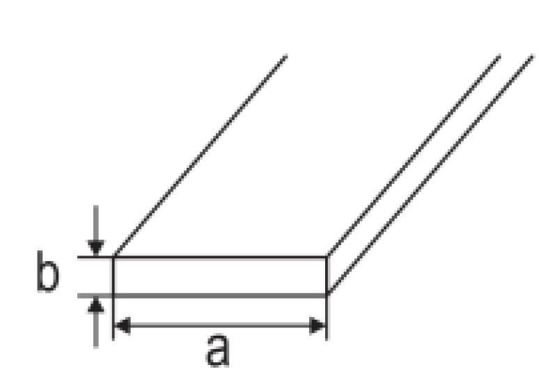 Aluminium Flach AlMgSi0.5 gepresst T66, EN AW-6060, 40x10mm, 1000mm lang