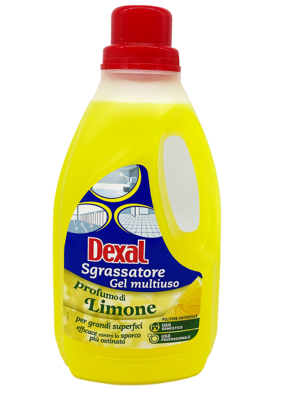 DEXAL "Brenner" Universalreiniger mit Zitronenduft, Sgrassatore Gel multiuso 1,5 Liter