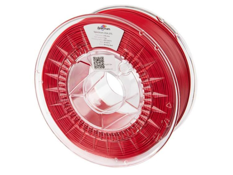 ASA 275 3D DRUCK FILAMENT - 1.75 mm - 1 kg - BLOODY RED