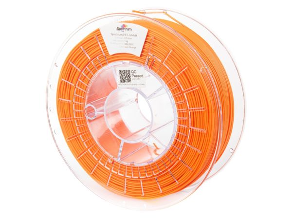 PET-G MATT 3D DRUCK FILAMENT - 1.75 mm - 1 kg - LION ORANGE (RAL 2004)