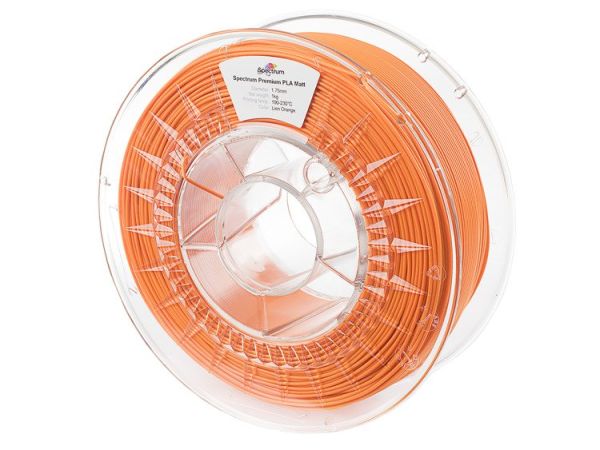 PLA MATT 3D DRUCK FILAMENT - 1.75 mm - 1 kg - LION ORANGE