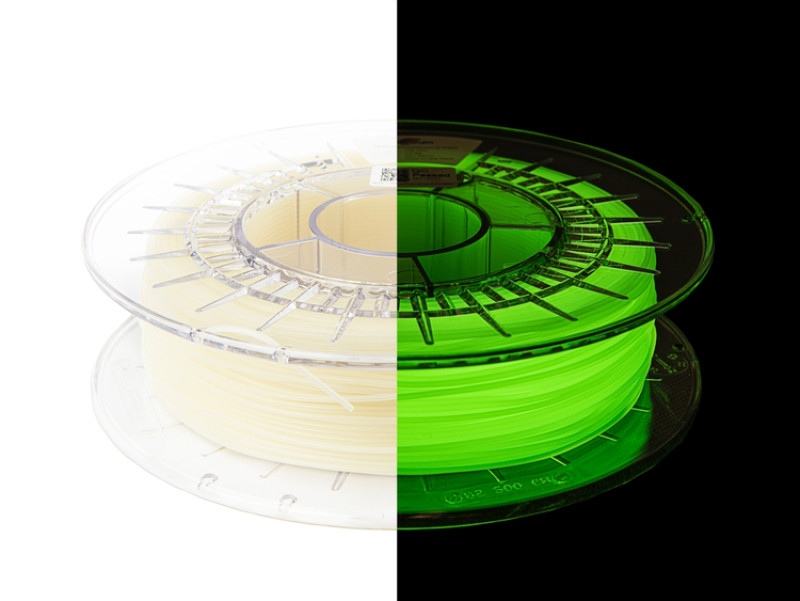 S-FLEX 98A 3D DRUCK FILAMENT - 1.75 mm - 0.50kg - GLOW IN THE DARK