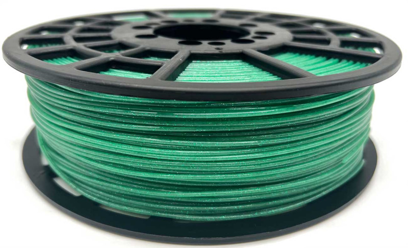 PLA+ 3D DRUCK FILAMENT - 1.75 mm - 1 kg - BRIGHT GREEN (GLITTER)