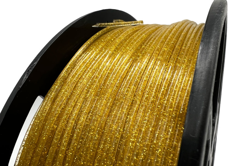 PLA+ 3D DRUCK FILAMENT GOLD GLITTER