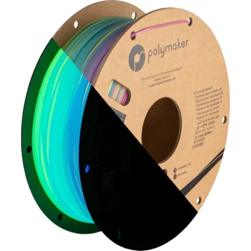 Polymaker PolyLite™ PLA Luminous Rainbow 1,75mm 1000g