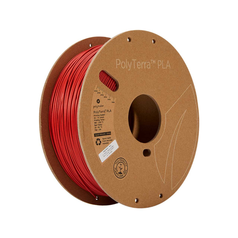 Polymaker PolyTerra PLA Army Red 1,75mm 1000g