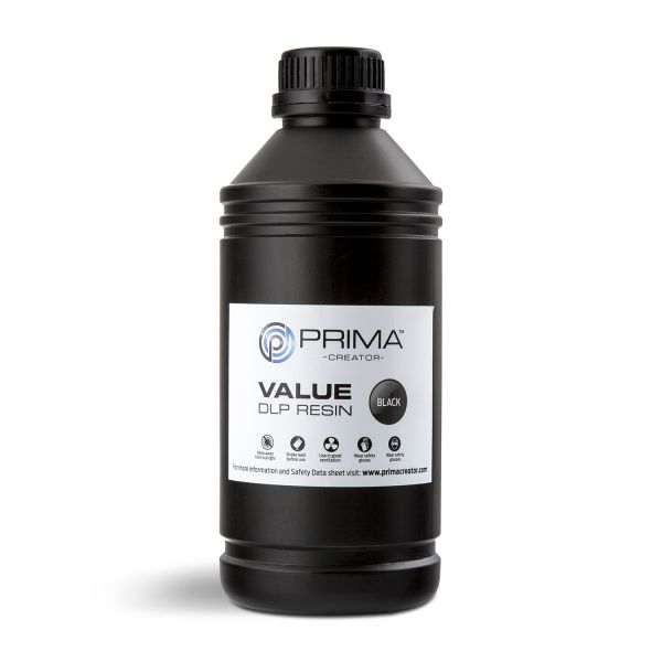 PrimaCreator Value UV / DLP Resin - 1000 ml - schwarz