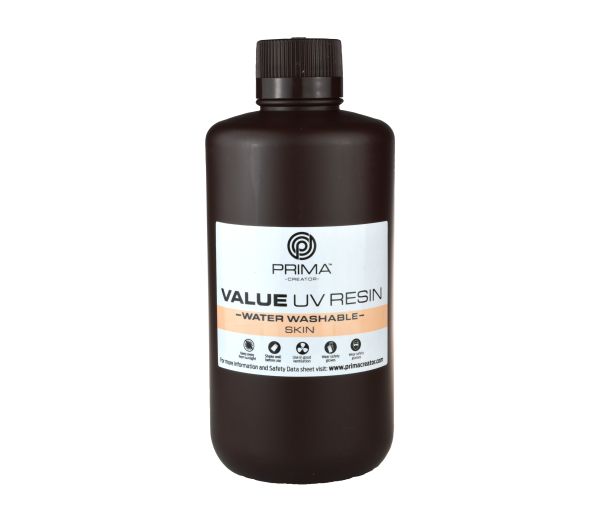 PrimaCreator Value Wasserabwaschbares UV-Harz - 500 ml - haut