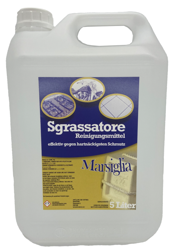 DEXAL "Brenner" Putzmittel weiss, Sgrassatore Spray 5 Liter Chante Clair