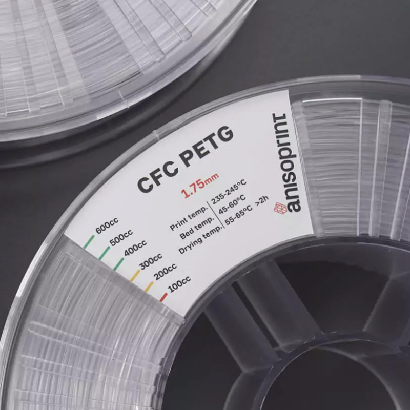 ANISOPRINT CFC PETG 750g - 1,75mm - TRANSPARENT