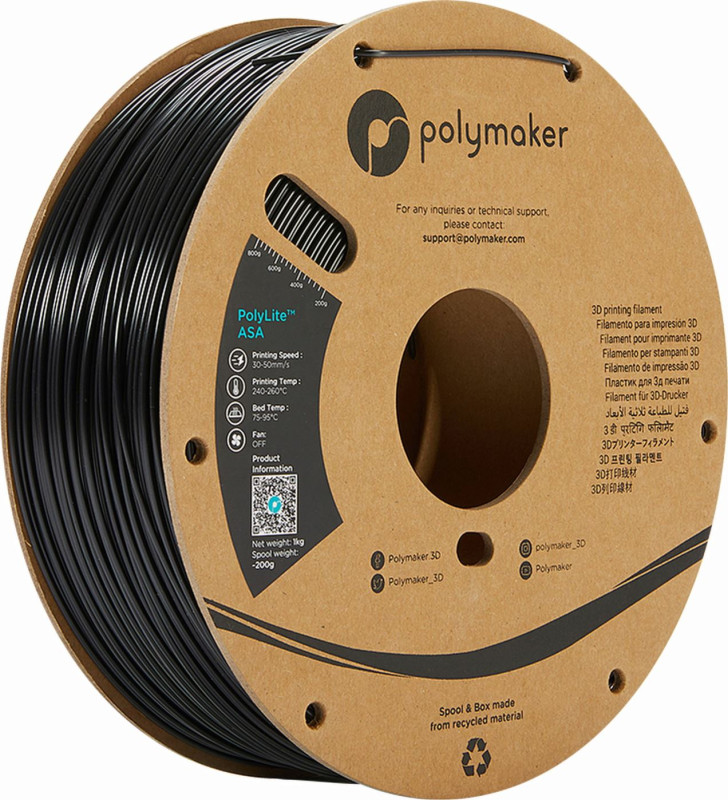 Polymaker PolyLite ASA Filament Black