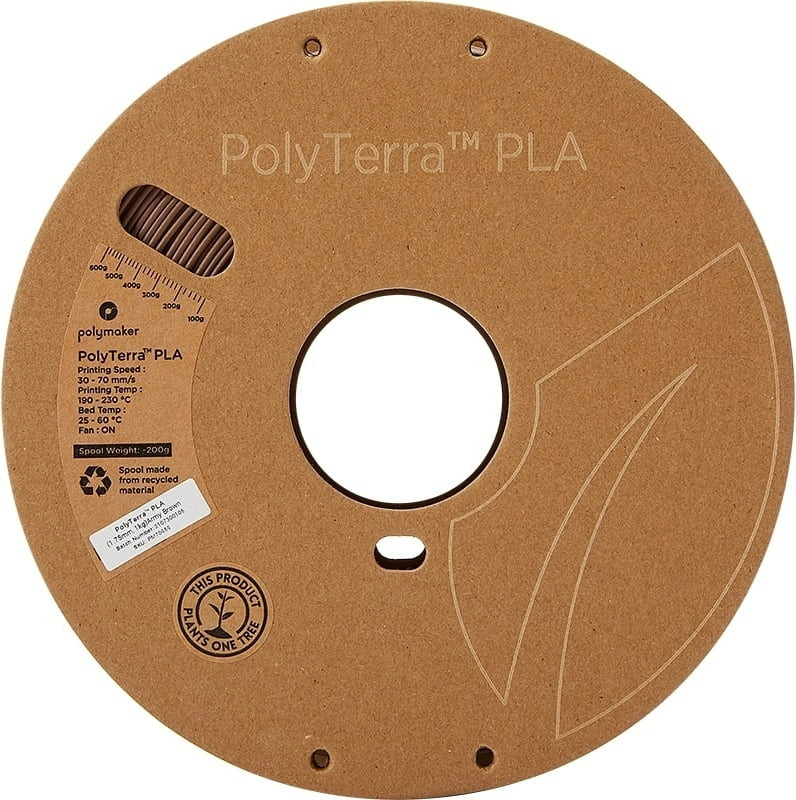 Polymaker PolyTerra PLA Army Brown 1kg -1,75mm