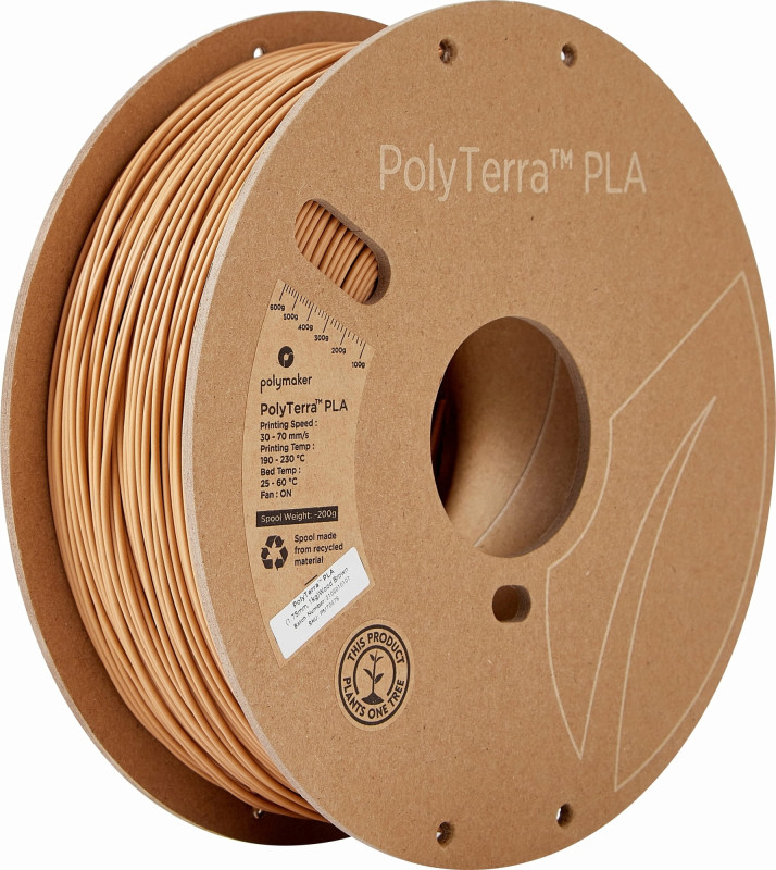 Polymaker PolyTerra PLA Wood Brown 1000g